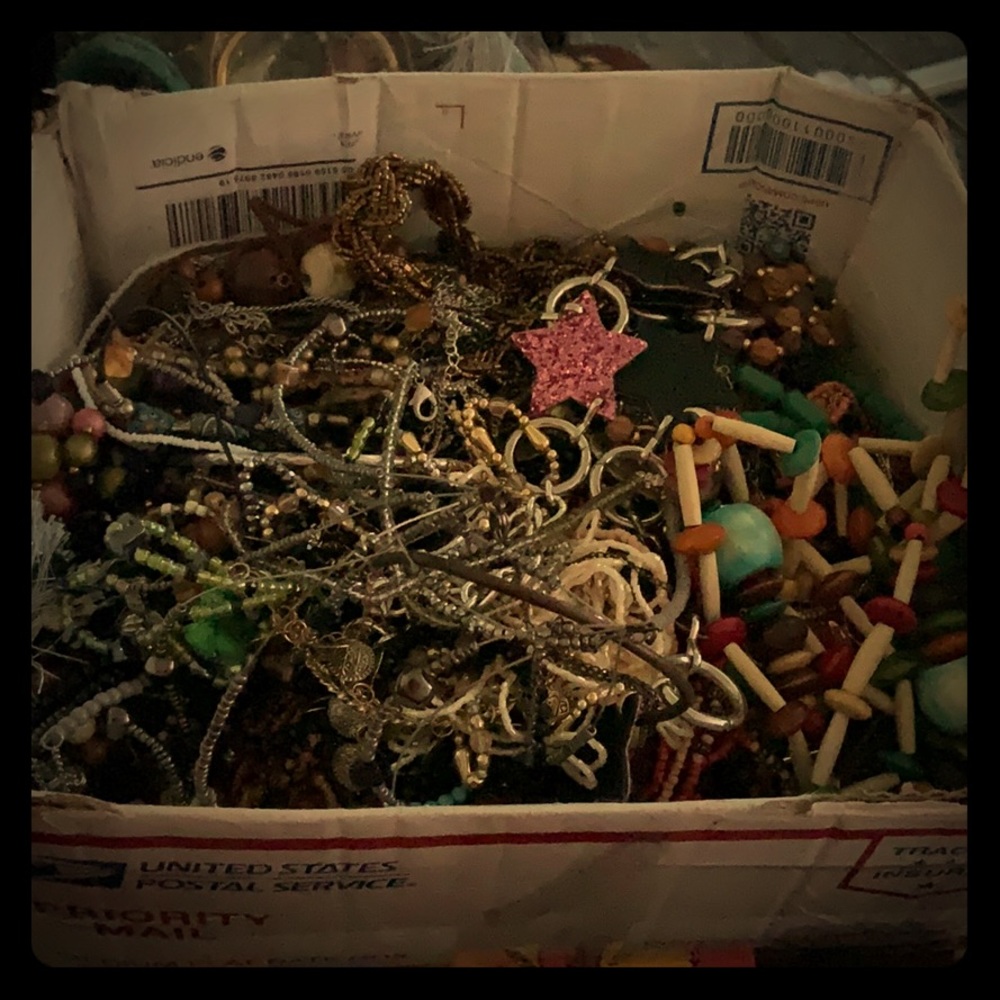 65lbs. Of crafting and wearable jewelry